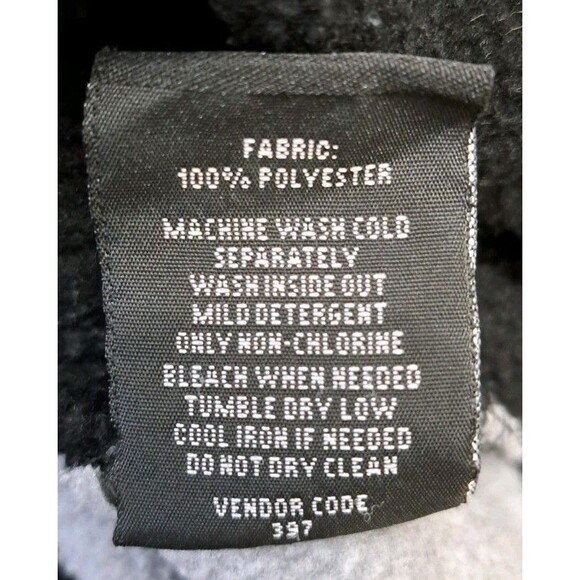 VTG Akademiks Hoodie Sweatshirt Black Gray Yellow Y2K Missing Drawstring 2XL - Picture 11 of 12